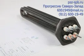 Блок ТЭН 9 кВт на гайке 2,5"